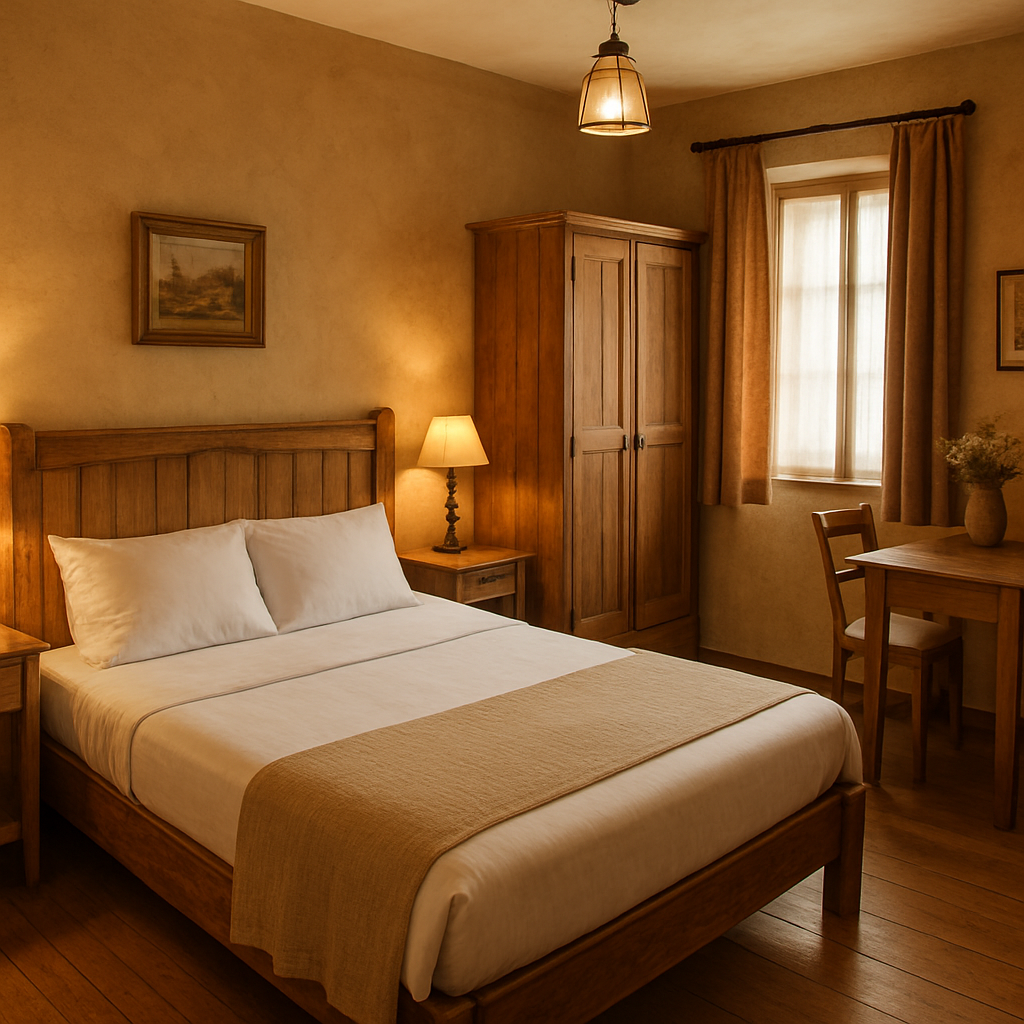 Non-AC Room with Wooden Furniture